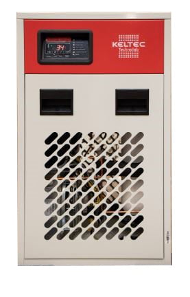Compressed air dryer for moisture control